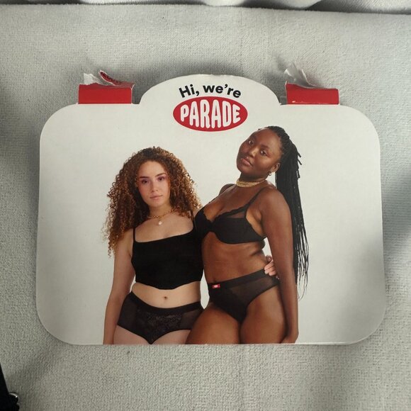 Parade Lace Corset Style Bralette Black XS Supportive Adjustable Straps Comfort - Picture 2 of 6